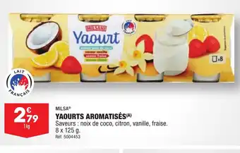 ALDI YAOURTS AROMATISÉS offre