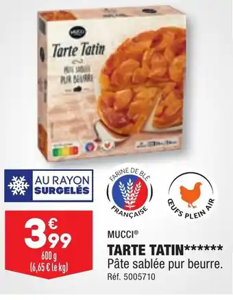 ALDI TARTE TATIN offre