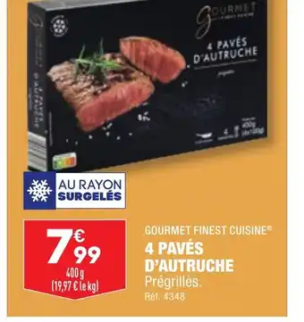 ALDI 4 PAVES D'AUTRUCHE offre