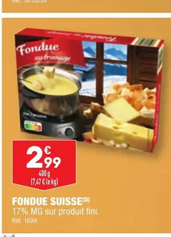 ALDI FONDUE SUISSE offre