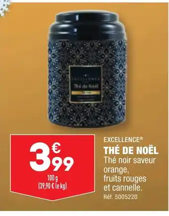 ALDI THÉ DE NOËL offre