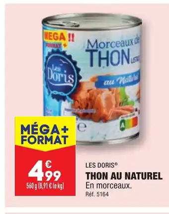 ALDI THON AU NATUREL offre
