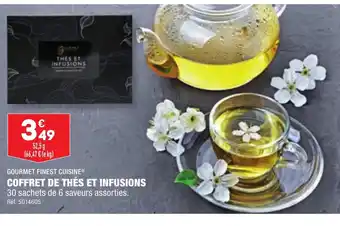ALDI COFFRET DE THÉS ET INFUSIONS offre