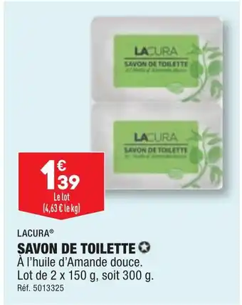 ALDI SAVON DE TOILETTE offre