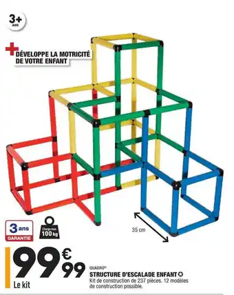 ALDI Structures D'escalade Enfant Quadro offre