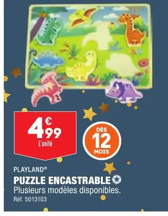 ALDI PUZZLE ENCASTRABLE offre