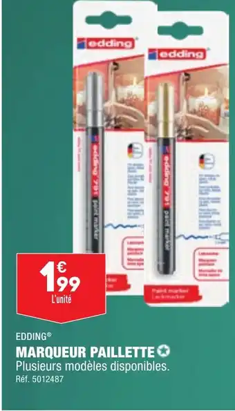 ALDI MARQUEUR PAILLETTE offre