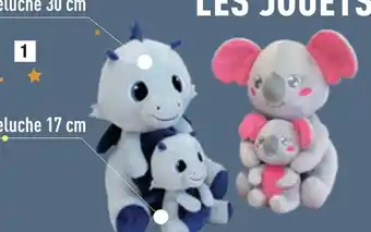 ALDI 1 ENSEMBLE DE PELUCHE offre