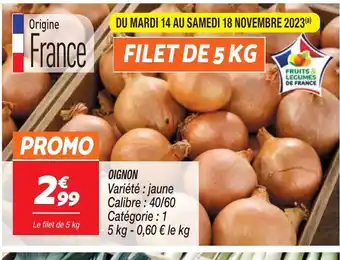 Netto OIGNON offre