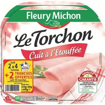 U Express JAMBON LE TORCHON SANS COUENNE CUIT A L’ETOUFFEE offre