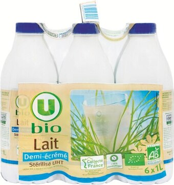 U Express LAIT UHT DEMI-ECREME offre