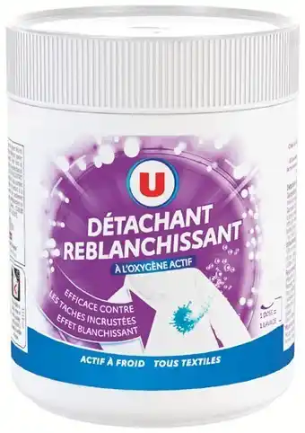 U Express DETACHANT REBLANCHISSANT OXYGENE ACTIF EN POUDRE * offre