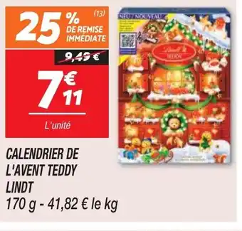 Netto CALENDRIER DE L'AVENT TEDDY offre