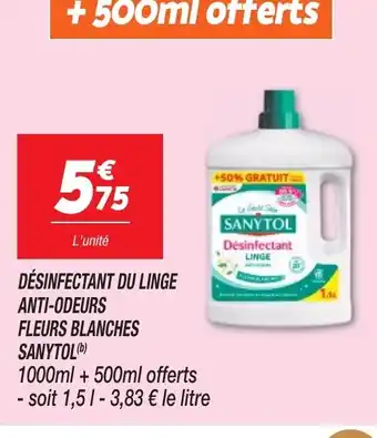 Netto DÉSINFECTANT DU LINGE ANTI-ODEURS offre