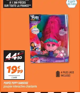Netto POUPÉE POPPY DANSEUSE offre