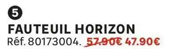 Leroy Merlin FAUTEUIL HORIZON offre