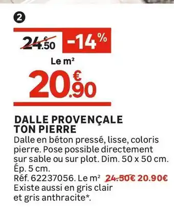 DALLE PROVENĂALE TON PIERRE