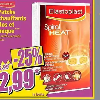Norma Patchs Chauffant Elastoplast offre