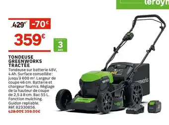 Leroy Merlin TONDEUSE TRACTÉE offre