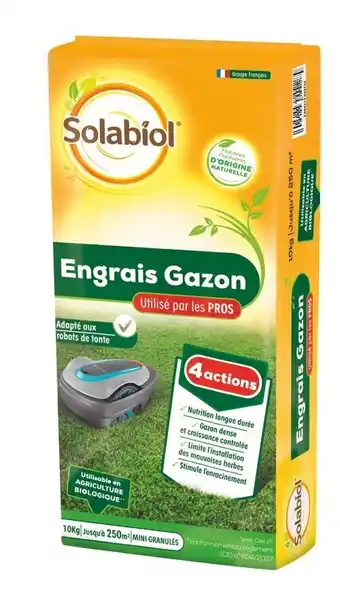 Leroy Merlin ENGRAIS GAZON 4 ACTIONS 10 KG offre