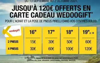BON PLAN POUR L’ACHAT ET LA POSE DE PNEUS DE LA MARQUE PIRELLI