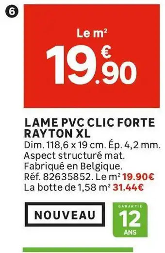 LAME PVC CLIC FORTE XL