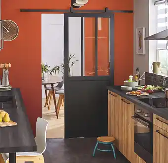 PORTE FABRIK 73 CM + RAIL