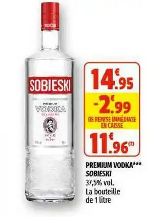 Coccinelle Express Premium Vodka Sobieski offre