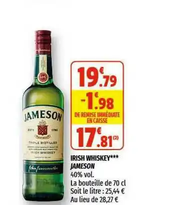 Irish Wiskey Jameson