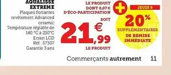 U Express Aqualisse Extrême offre
