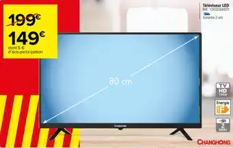 Carrefour Market Téléviseur LED offre
