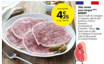 Carrefour Market Tête roulée avec langue offre