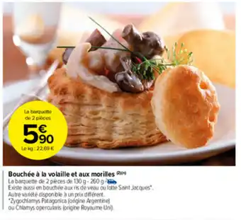 Carrefour Market Bouchée à la volaille et aux morilles offre