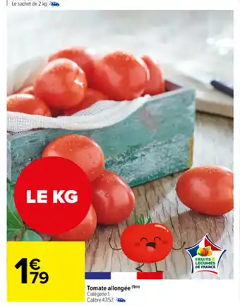 Carrefour Market Tomate allongée offre