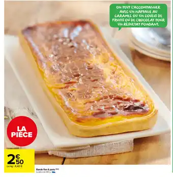 Carrefour Market Bande flan 6 parts offre
