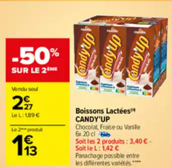 Carrefour Market Boissons lactées offre