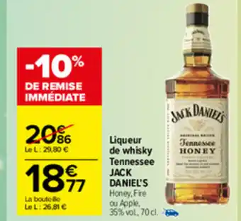 Carrefour Market Liqueur de whisky tennesse offre