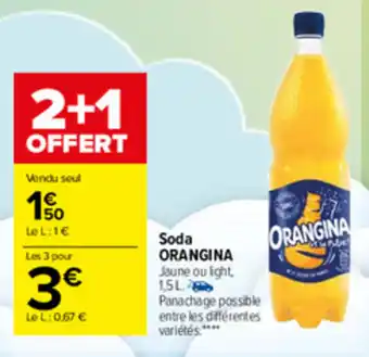 Carrefour Market Soda orangina offre