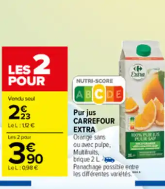 Carrefour Market Pur jus offre