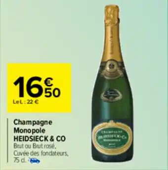 Carrefour Market Champagne monopole offre