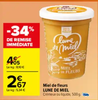 Carrefour Market Miel de fleurs offre