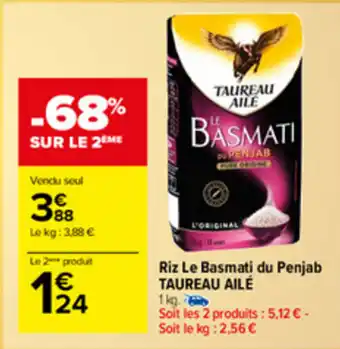 Carrefour Market Riz le basmati du penjab offre