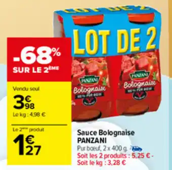 Carrefour Market Sauce bolognaise offre