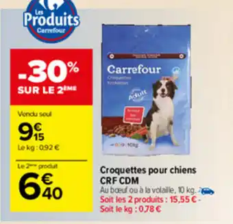 Carrefour Market Croquettes pour chiens offre