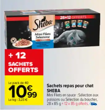 Carrefour Market Sachets repas pour chat offre