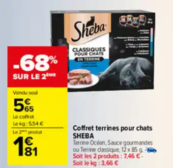 Coffret terrines pour chats