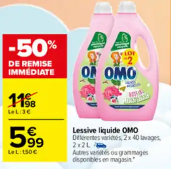 Carrefour Market Lessive liquide OMO offre