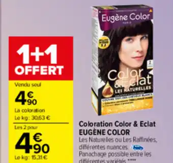 Carrefour Market Coloration color & eclat offre