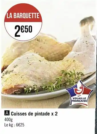 Cuisses de pintade x 2