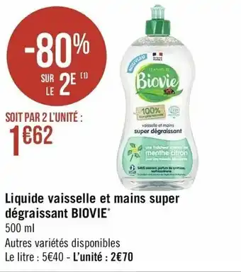 Casino Supermarchés Liquide Vaisselle Et Mains Super offre